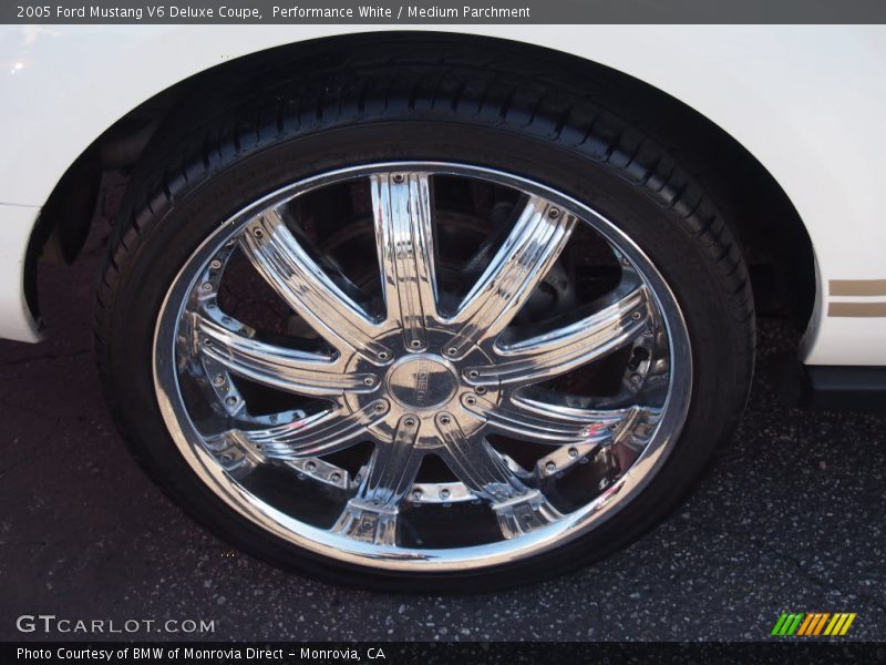 Custom Wheels of 2005 Mustang V6 Deluxe Coupe