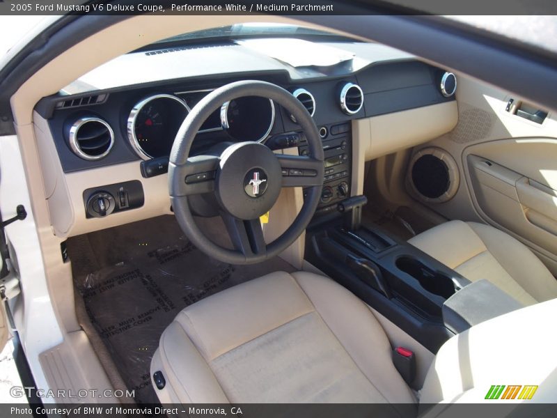 Medium Parchment Interior - 2005 Mustang V6 Deluxe Coupe 