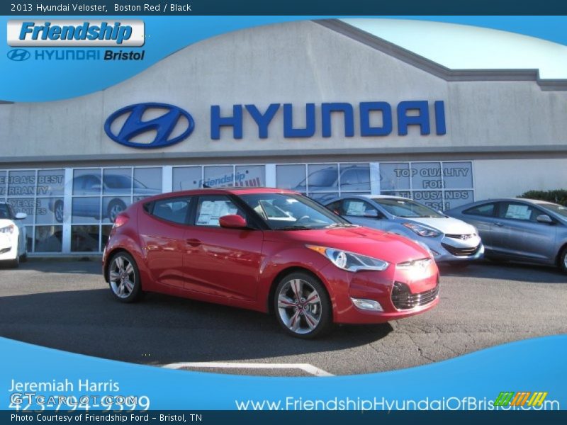 Boston Red / Black 2013 Hyundai Veloster