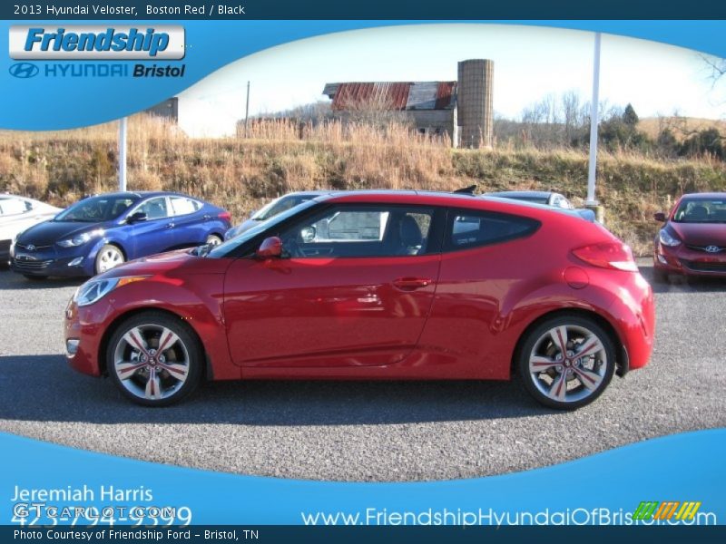 Boston Red / Black 2013 Hyundai Veloster