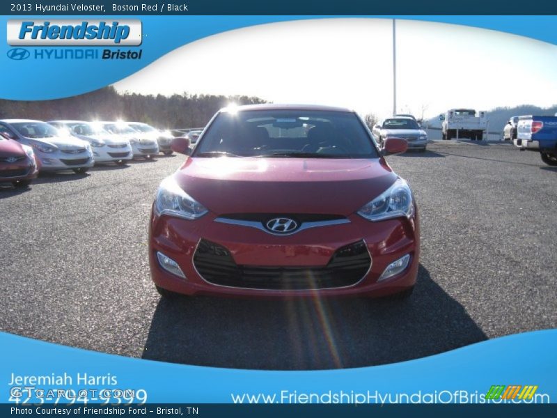 Boston Red / Black 2013 Hyundai Veloster