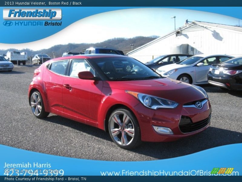 Boston Red / Black 2013 Hyundai Veloster