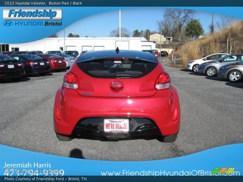 Boston Red / Black 2013 Hyundai Veloster