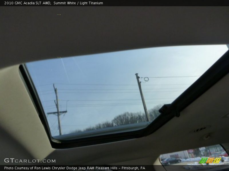 Summit White / Light Titanium 2010 GMC Acadia SLT AWD