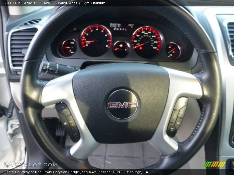 Summit White / Light Titanium 2010 GMC Acadia SLT AWD