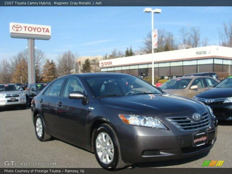 Magnetic Gray Metallic / Ash 2007 Toyota Camry Hybrid