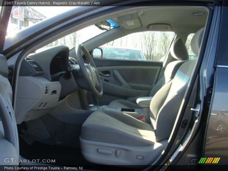 Magnetic Gray Metallic / Ash 2007 Toyota Camry Hybrid