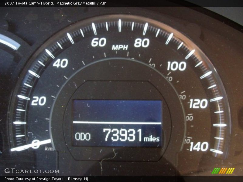 Magnetic Gray Metallic / Ash 2007 Toyota Camry Hybrid