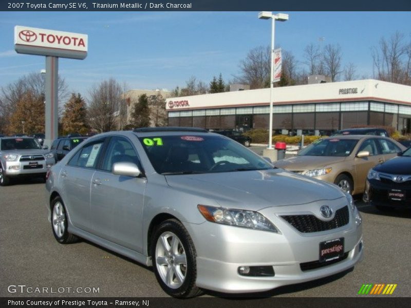 Titanium Metallic / Dark Charcoal 2007 Toyota Camry SE V6