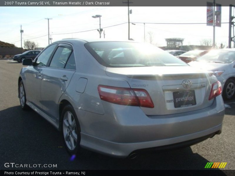 Titanium Metallic / Dark Charcoal 2007 Toyota Camry SE V6