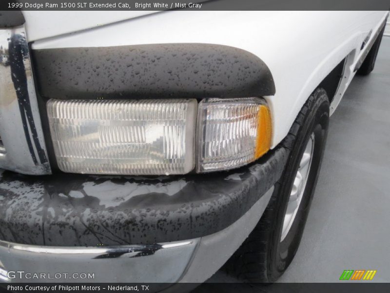 Bright White / Mist Gray 1999 Dodge Ram 1500 SLT Extended Cab