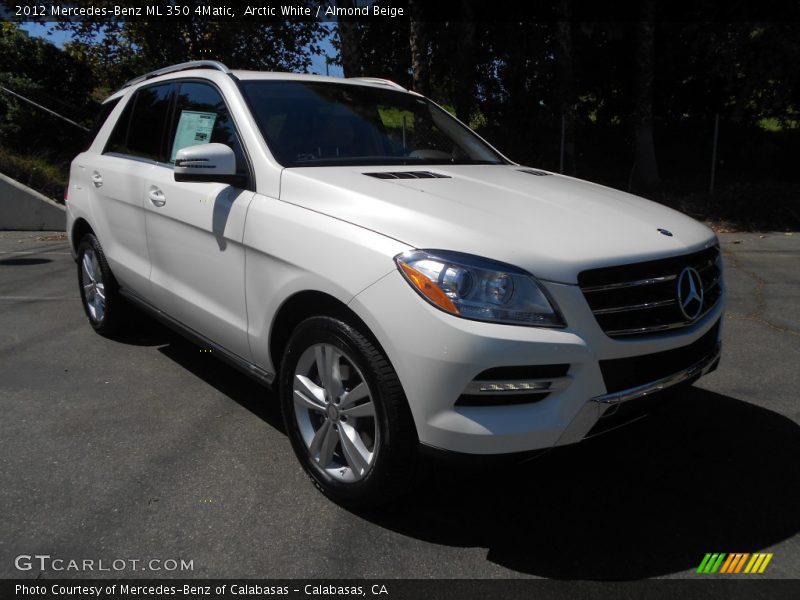 Arctic White / Almond Beige 2012 Mercedes-Benz ML 350 4Matic