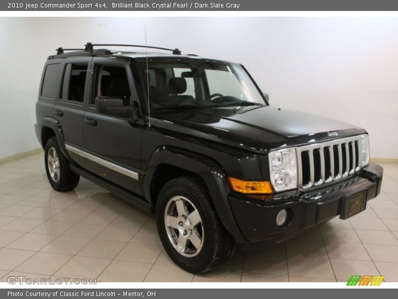 Brilliant Black Crystal Pearl / Dark Slate Gray 2010 Jeep Commander Sport 4x4