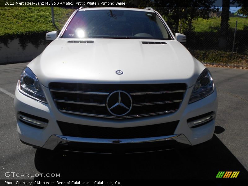 Arctic White / Almond Beige 2012 Mercedes-Benz ML 350 4Matic