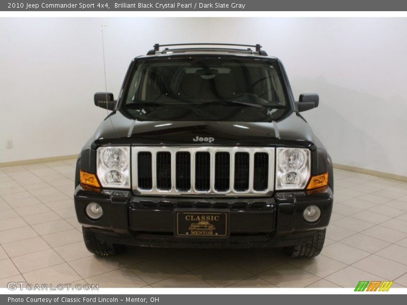 Brilliant Black Crystal Pearl / Dark Slate Gray 2010 Jeep Commander Sport 4x4