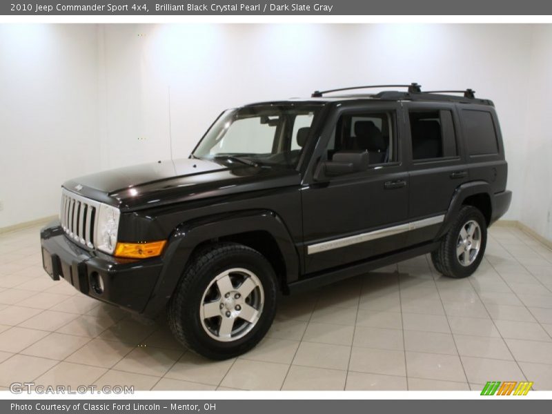 Brilliant Black Crystal Pearl / Dark Slate Gray 2010 Jeep Commander Sport 4x4