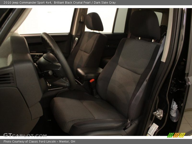 Brilliant Black Crystal Pearl / Dark Slate Gray 2010 Jeep Commander Sport 4x4