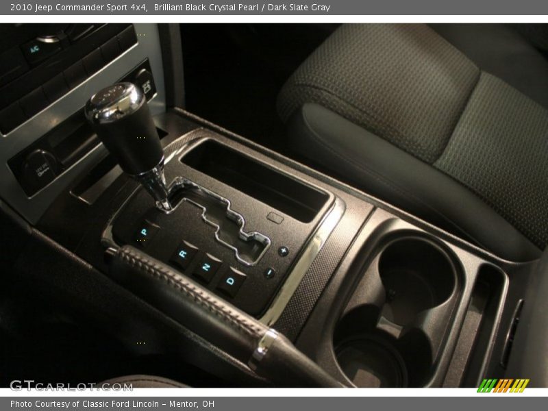 Brilliant Black Crystal Pearl / Dark Slate Gray 2010 Jeep Commander Sport 4x4