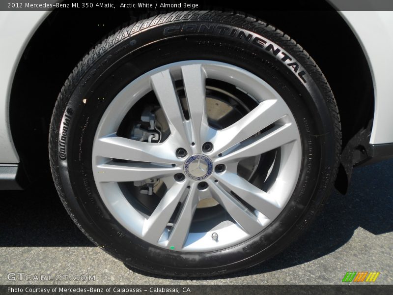 Arctic White / Almond Beige 2012 Mercedes-Benz ML 350 4Matic