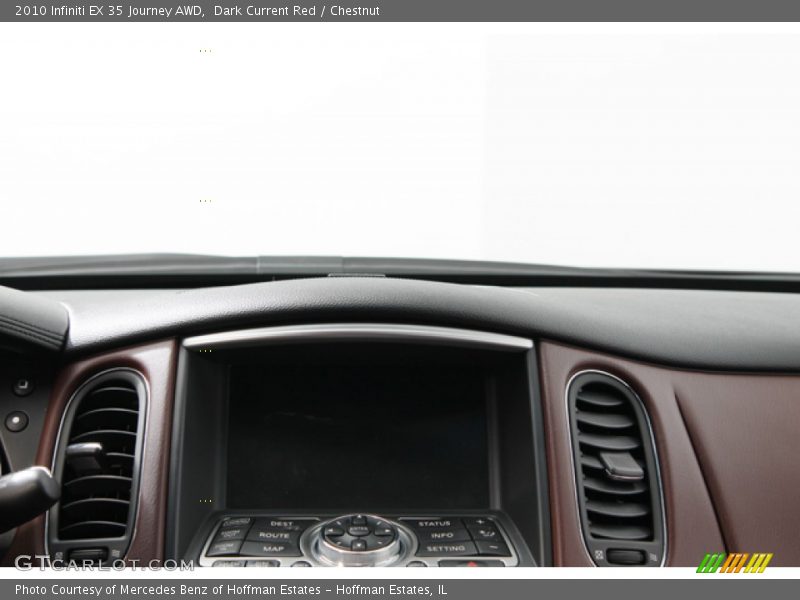 Dark Current Red / Chestnut 2010 Infiniti EX 35 Journey AWD