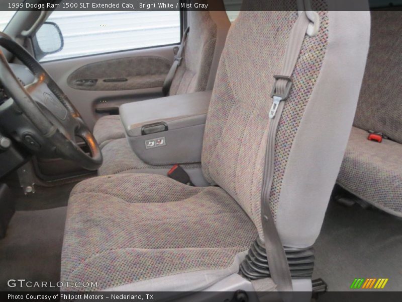 Bright White / Mist Gray 1999 Dodge Ram 1500 SLT Extended Cab