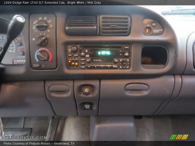 Bright White / Mist Gray 1999 Dodge Ram 1500 SLT Extended Cab
