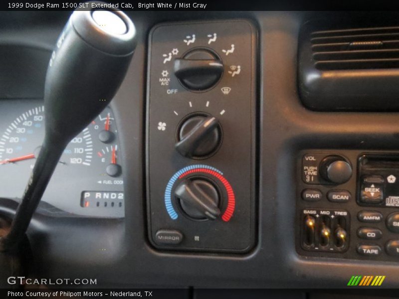 Controls of 1999 Ram 1500 SLT Extended Cab