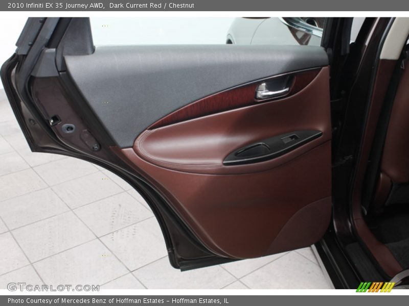 Dark Current Red / Chestnut 2010 Infiniti EX 35 Journey AWD