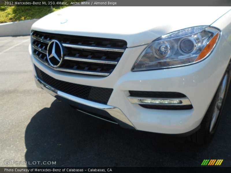 Arctic White / Almond Beige 2012 Mercedes-Benz ML 350 4Matic