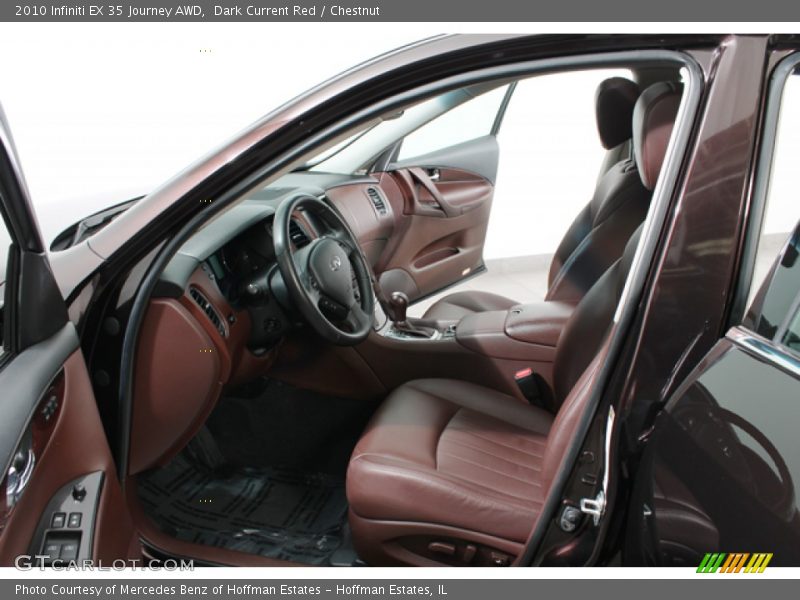  2010 EX 35 Journey AWD Chestnut Interior