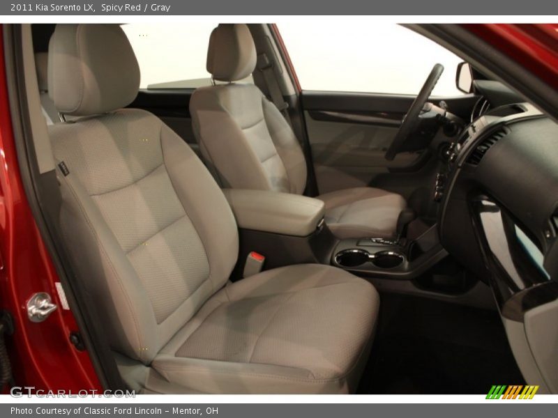 Spicy Red / Gray 2011 Kia Sorento LX