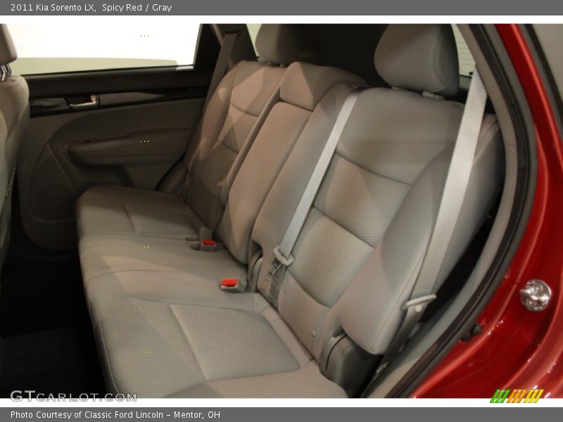 Spicy Red / Gray 2011 Kia Sorento LX