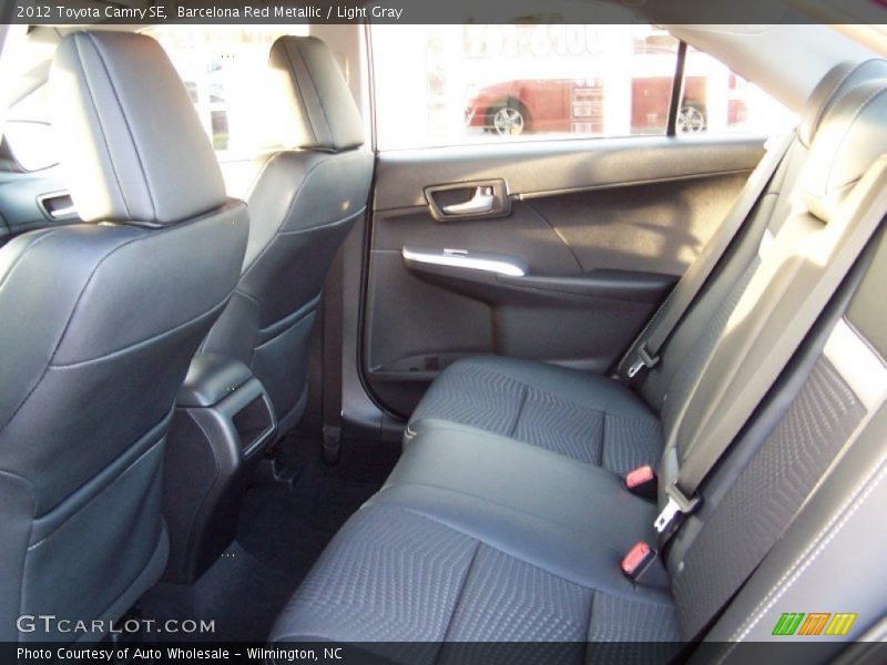 Barcelona Red Metallic / Light Gray 2012 Toyota Camry SE