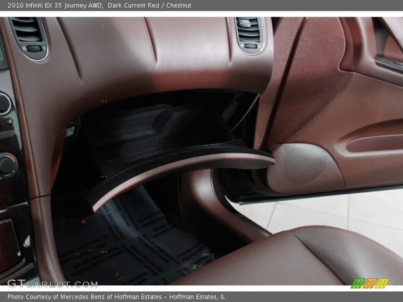 Dark Current Red / Chestnut 2010 Infiniti EX 35 Journey AWD