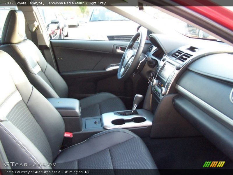 Barcelona Red Metallic / Light Gray 2012 Toyota Camry SE