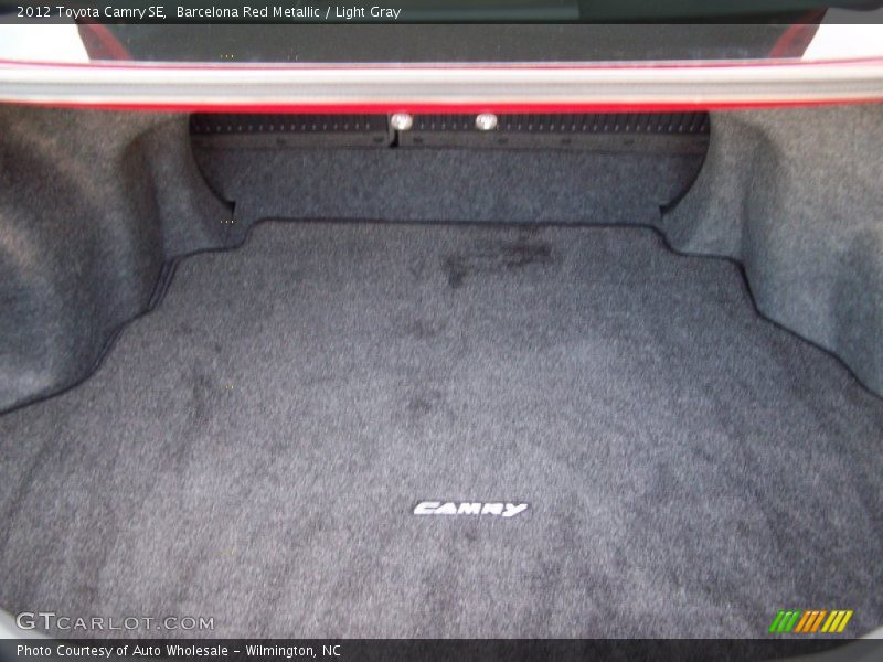 Barcelona Red Metallic / Light Gray 2012 Toyota Camry SE
