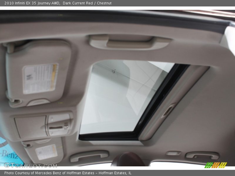 Sunroof of 2010 EX 35 Journey AWD