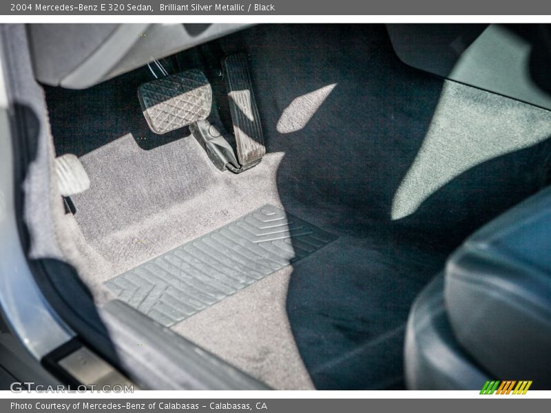 Brilliant Silver Metallic / Black 2004 Mercedes-Benz E 320 Sedan