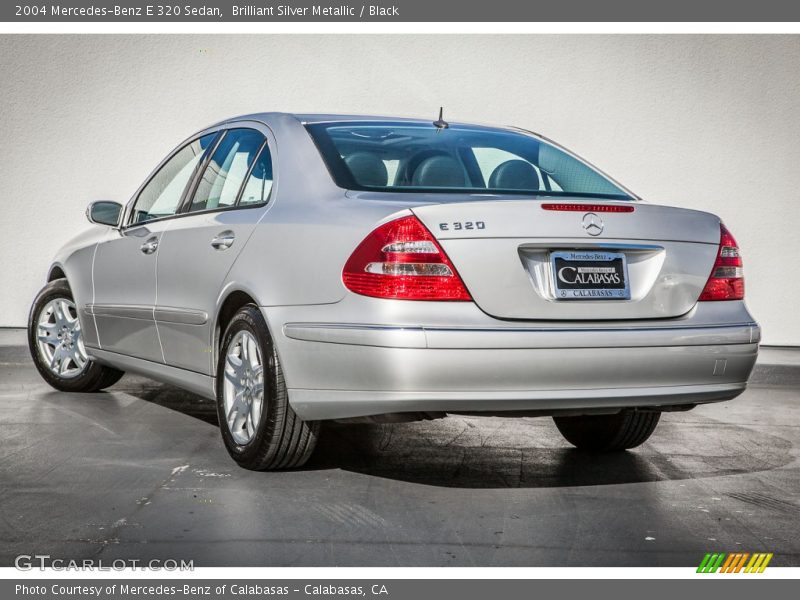 Brilliant Silver Metallic / Black 2004 Mercedes-Benz E 320 Sedan