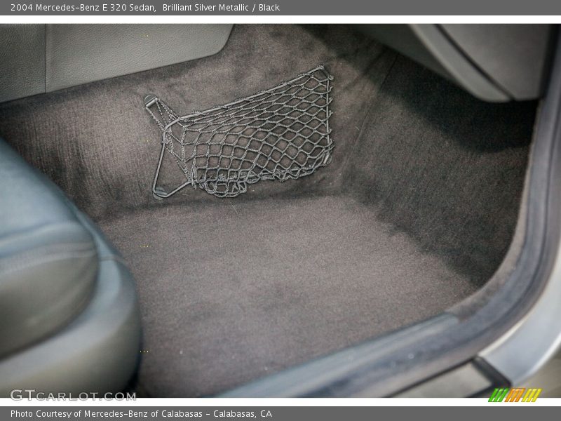 Brilliant Silver Metallic / Black 2004 Mercedes-Benz E 320 Sedan