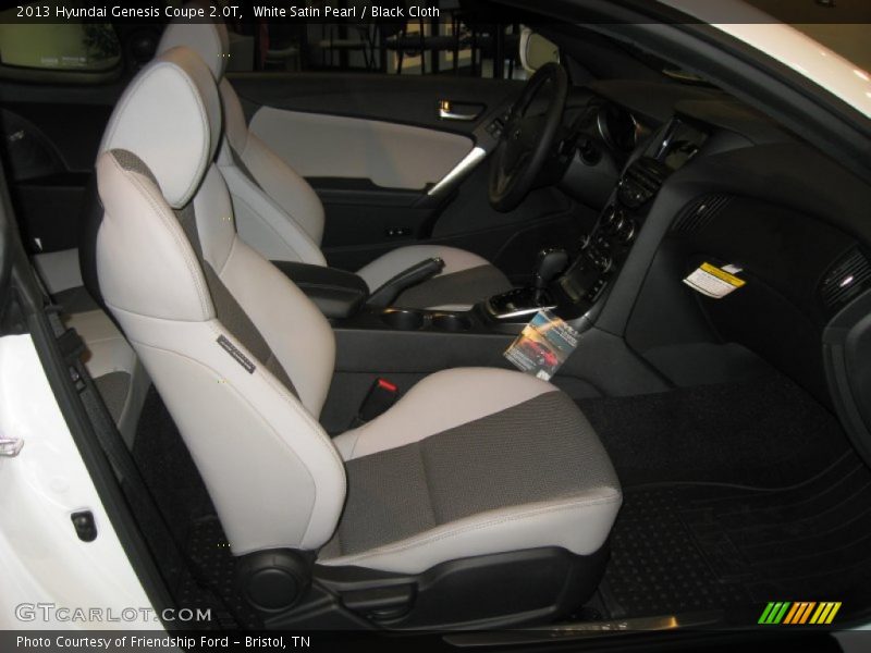 White Satin Pearl / Black Cloth 2013 Hyundai Genesis Coupe 2.0T