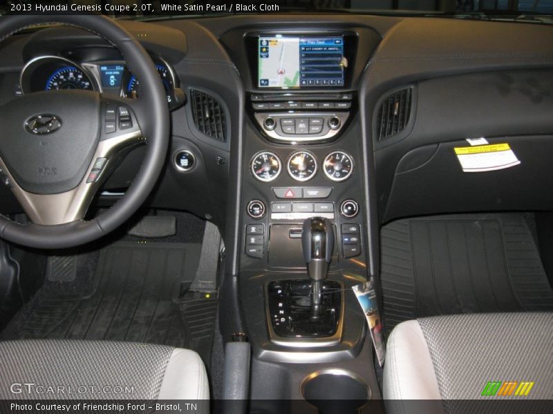 White Satin Pearl / Black Cloth 2013 Hyundai Genesis Coupe 2.0T