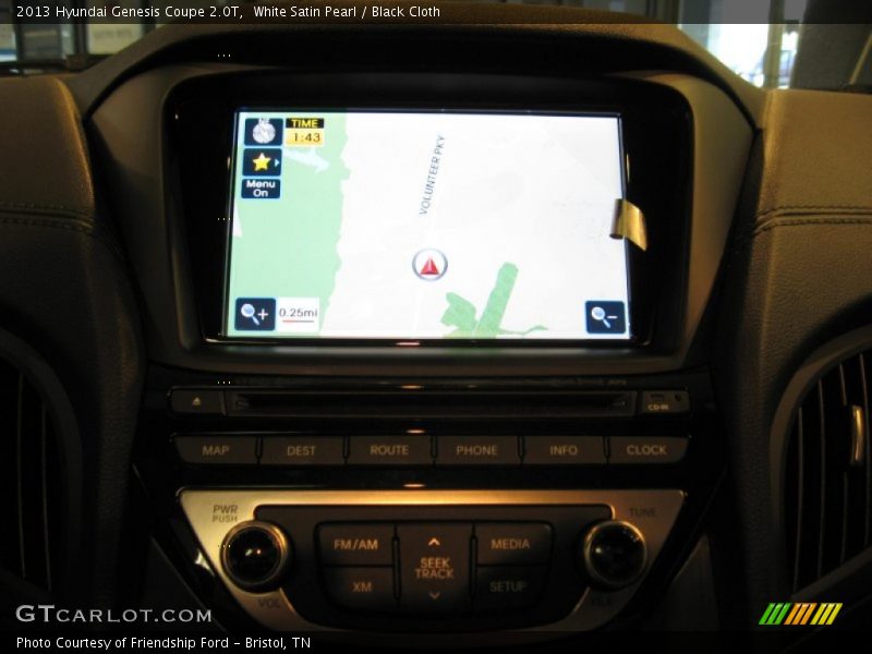 White Satin Pearl / Black Cloth 2013 Hyundai Genesis Coupe 2.0T