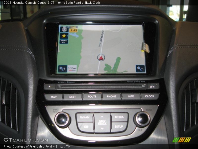 White Satin Pearl / Black Cloth 2013 Hyundai Genesis Coupe 2.0T