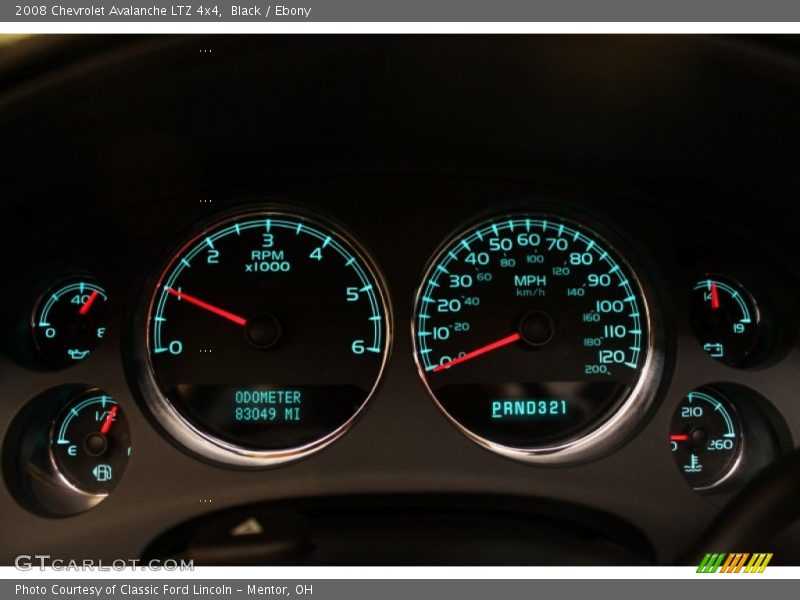Black / Ebony 2008 Chevrolet Avalanche LTZ 4x4