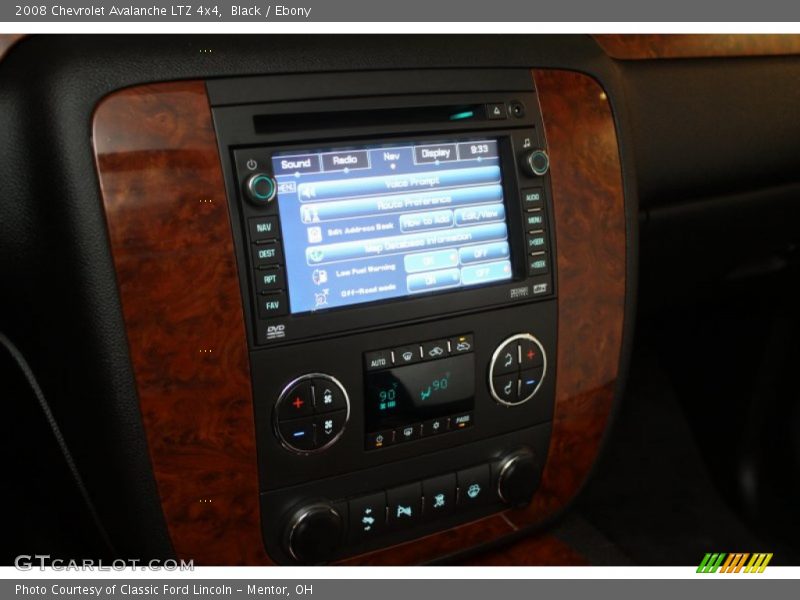 Black / Ebony 2008 Chevrolet Avalanche LTZ 4x4