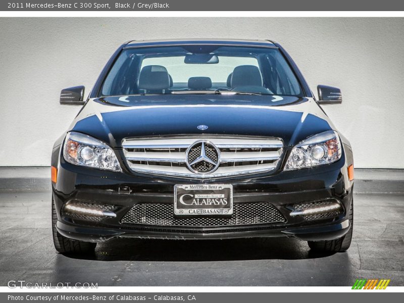 Black / Grey/Black 2011 Mercedes-Benz C 300 Sport