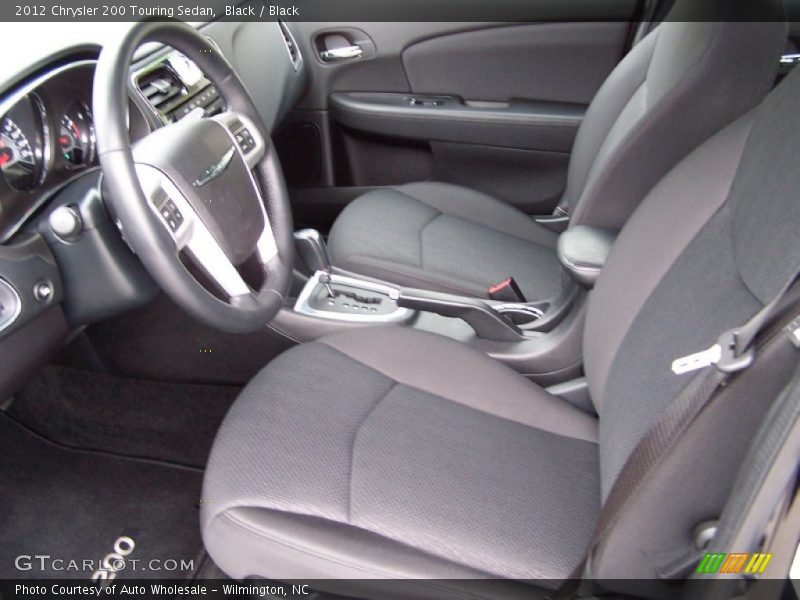 Black / Black 2012 Chrysler 200 Touring Sedan