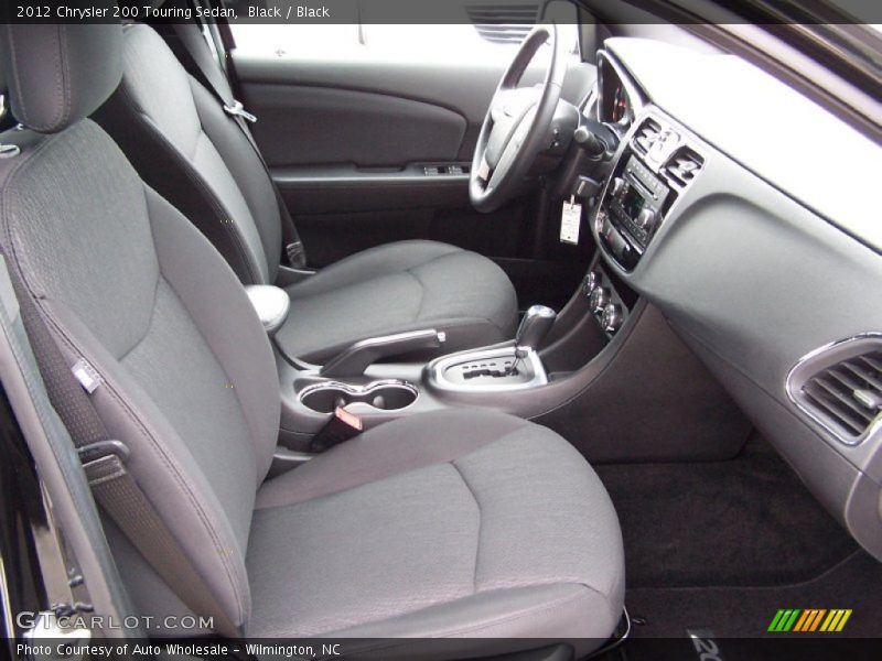 Black / Black 2012 Chrysler 200 Touring Sedan