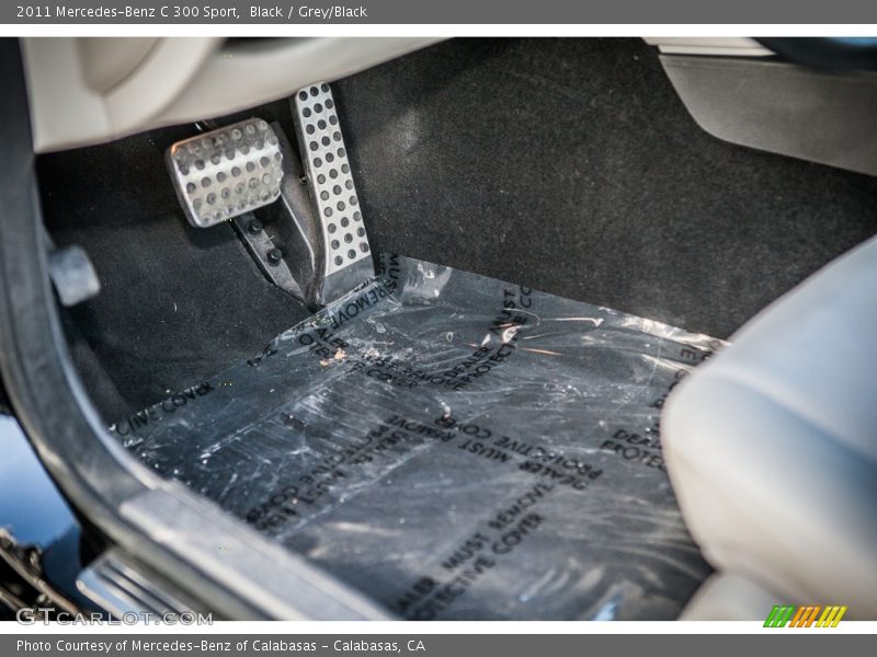 Black / Grey/Black 2011 Mercedes-Benz C 300 Sport